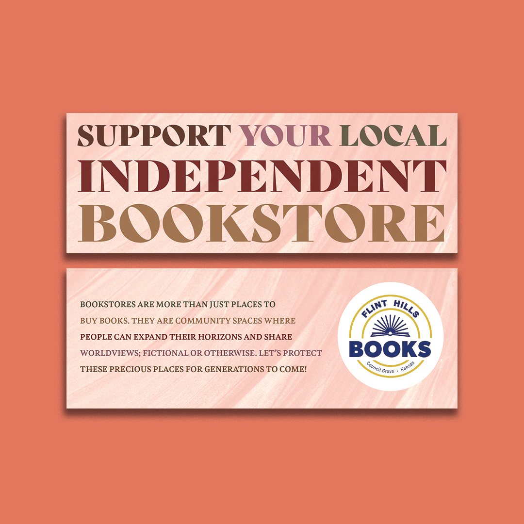 Pack of 200 Custom "SUPPORT YOUR LOCAL BOOKSTORE" Bookmarks