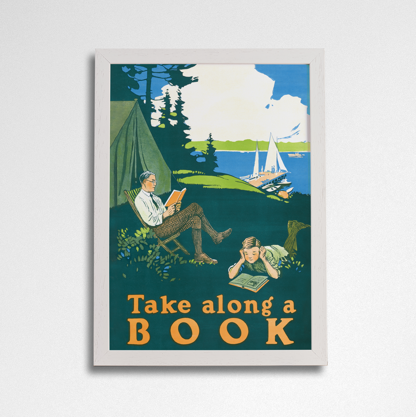 Pack of 2 - Take along a book - Wilderness Book Print