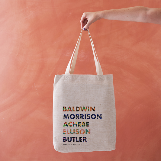 Pack of 4 - List of Black Authors Tote Bag - Afropop x Bookishly