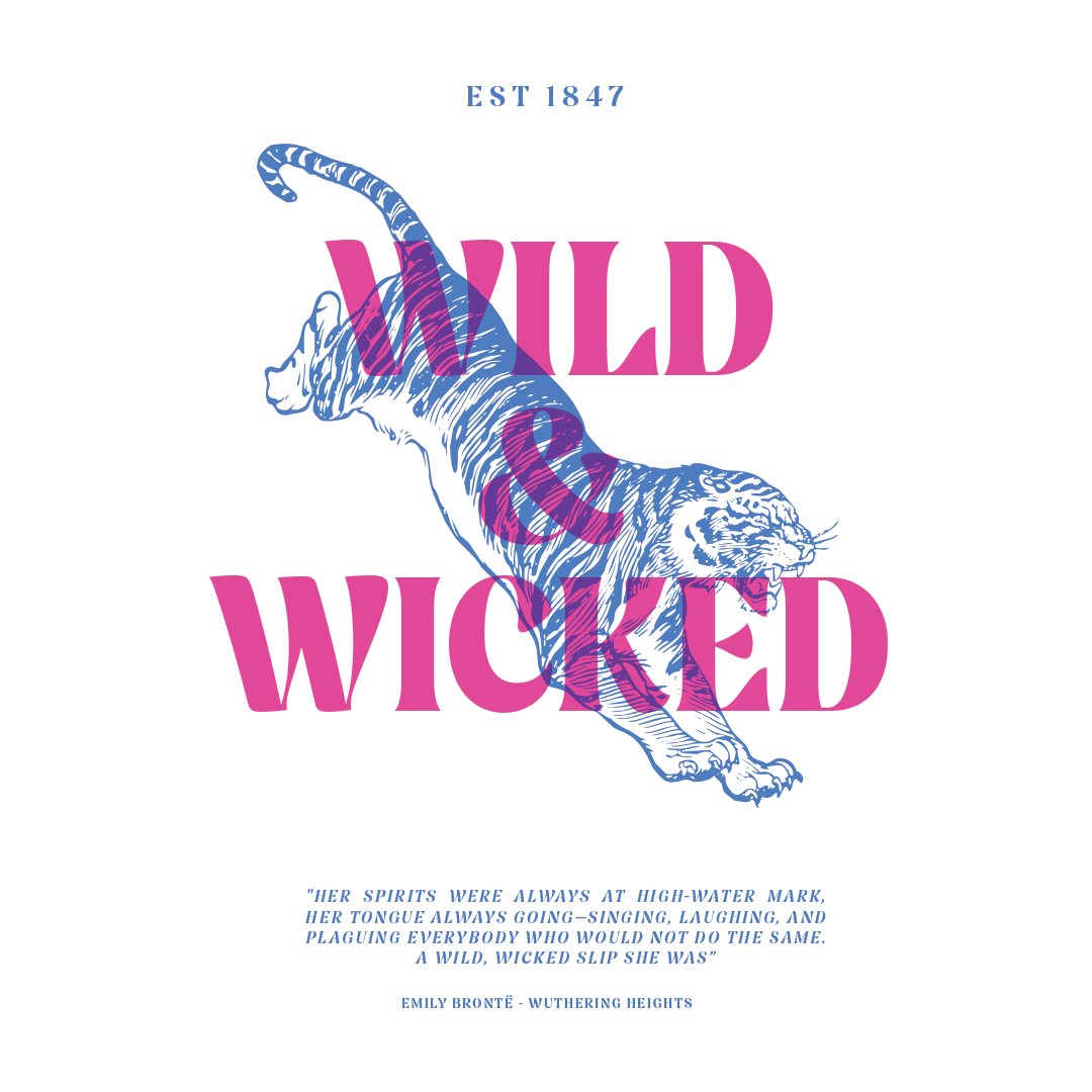 Pack of 2 - Wild and Wicked - A4 Art Print