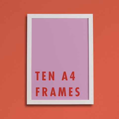 10 Narrow Moulding Frames A4