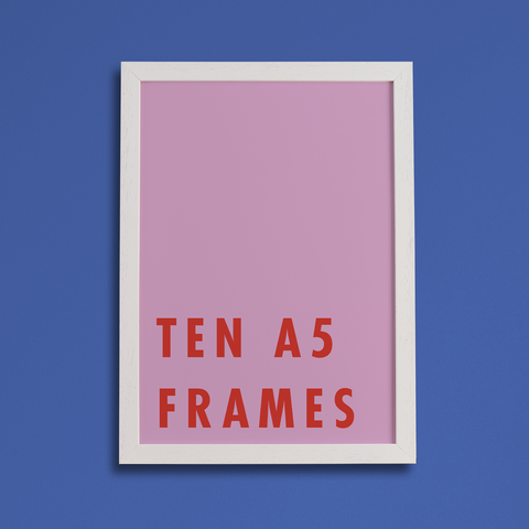 10 Narrow Moulding Frames A5