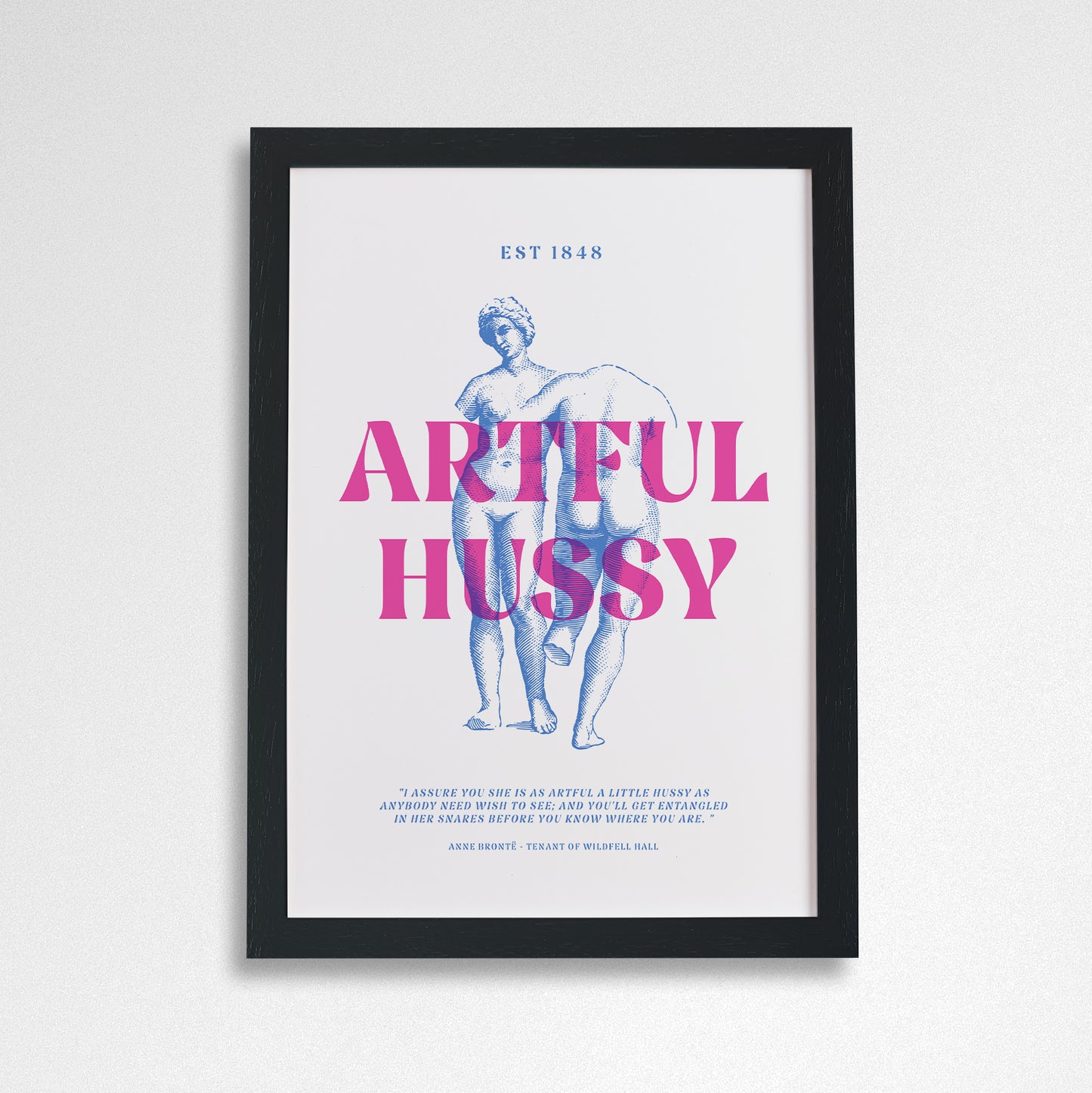 Pack of 2 - Artful Hussy - A4 Art Print