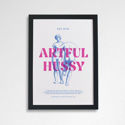 Pack of 2 - Artful Hussy - A4 Art Print