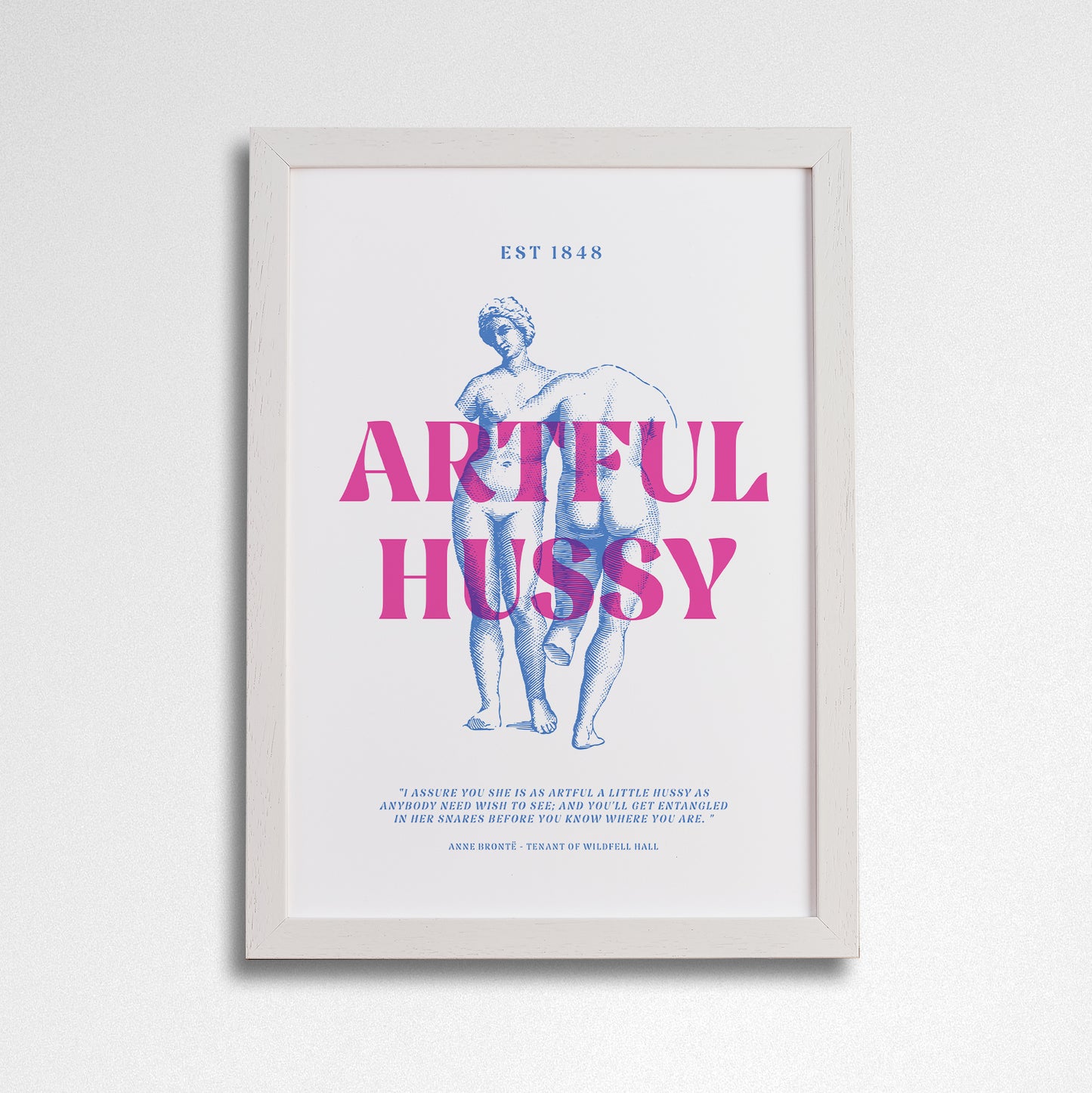 Pack of 2 - Artful Hussy - A4 Art Print
