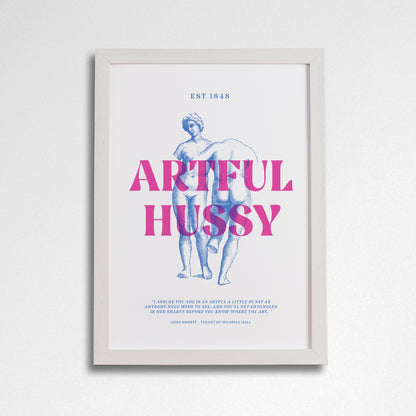 Pack of 2 - Artful Hussy - A4 Art Print