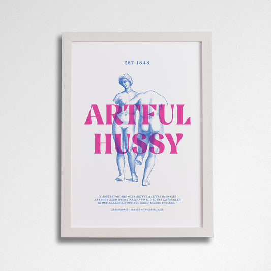 Pack of 2 - Artful Hussy - A4 Art Print