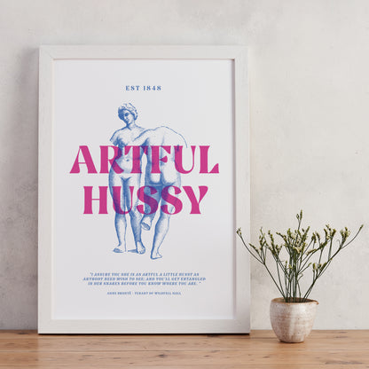 Pack of 2 - Artful Hussy - A4 Art Print