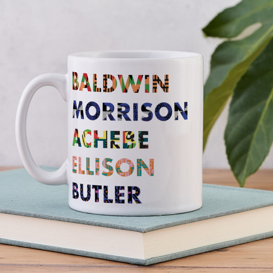 Pack of 6 -  List of Black Authors Mug - Afropop X Bookishly