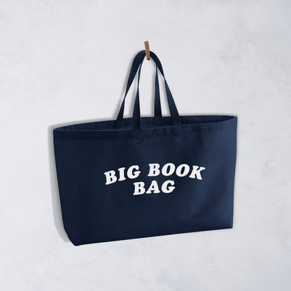 Pack of 4 - Big Book Bag – Oversized Heavyweight Canvas Tote
