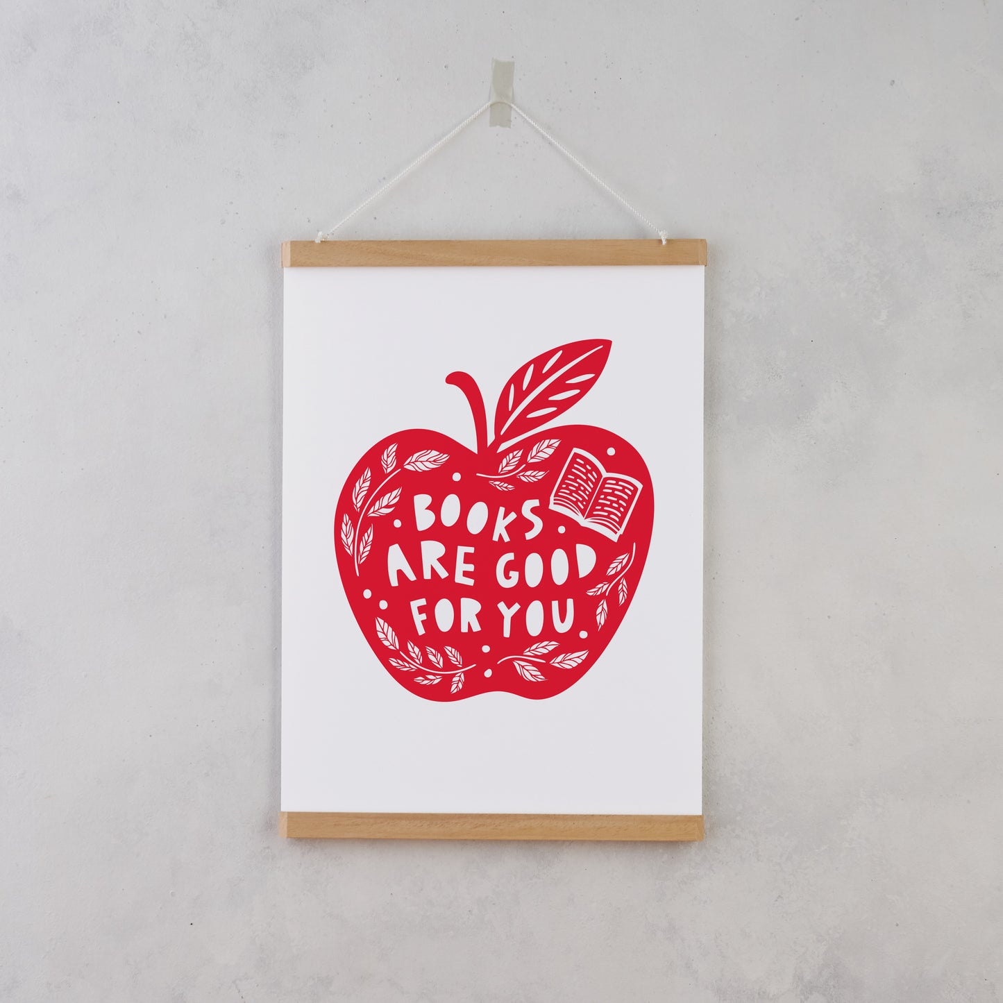 Pack of 2 - Books are good for you - Literary Activist A4 Print