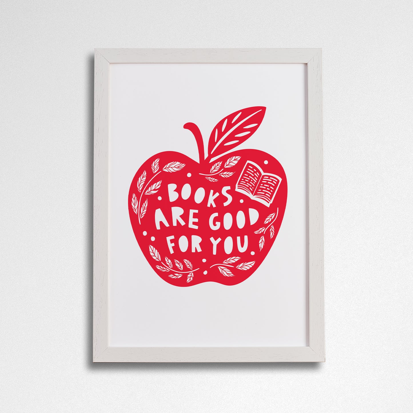 Pack of 2 - Books are good for you - Literary Activist A4 Print