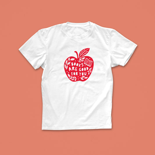 Pack of 12 - Books are good for you - Literary Activist T-shirt