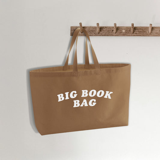 Pack of 4 - Big Book Bag – Oversized Heavyweight Canvas Tote