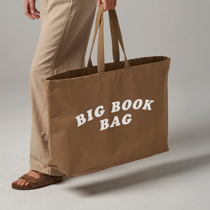Pack of 4 - Big Book Bag – Oversized Heavyweight Canvas Tote