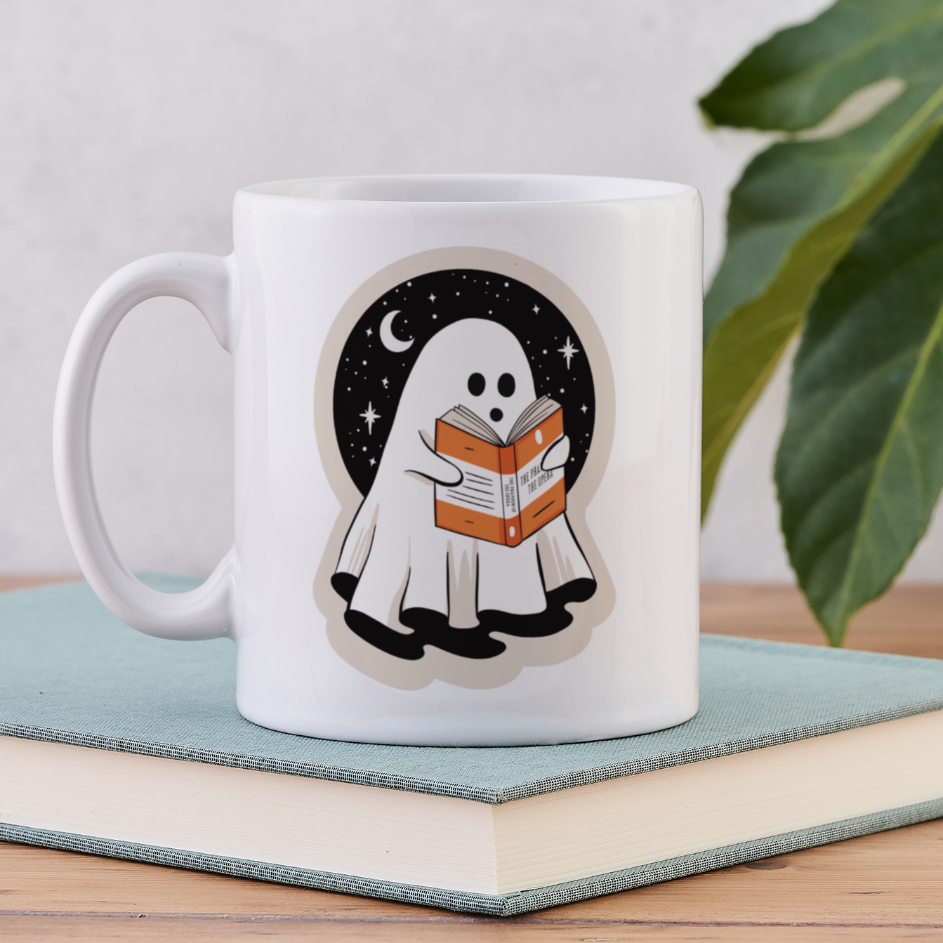 Pack of 6 - Ghost Reading Mug | Bookish Halloween Gift