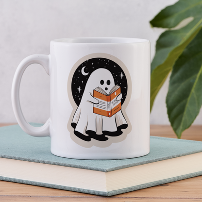 Pack of 6 - Ghost Reading Mug | Bookish Halloween Gift