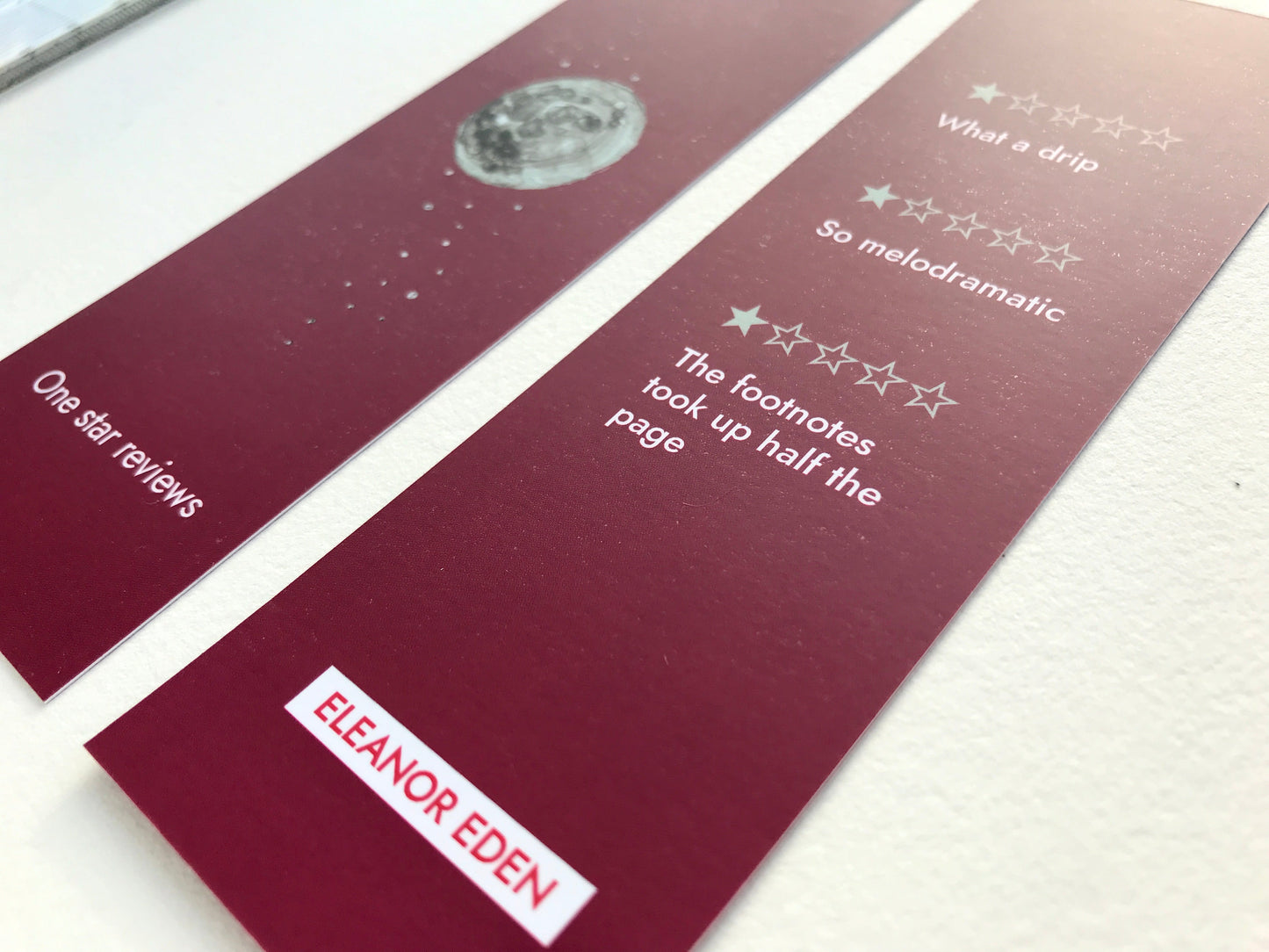 Funny Keats Bookmark – One Star Review Poetry - Pack of 10