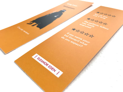 Funny King Lear Bookmark – Shakespeare One Star Review - Pack of 10