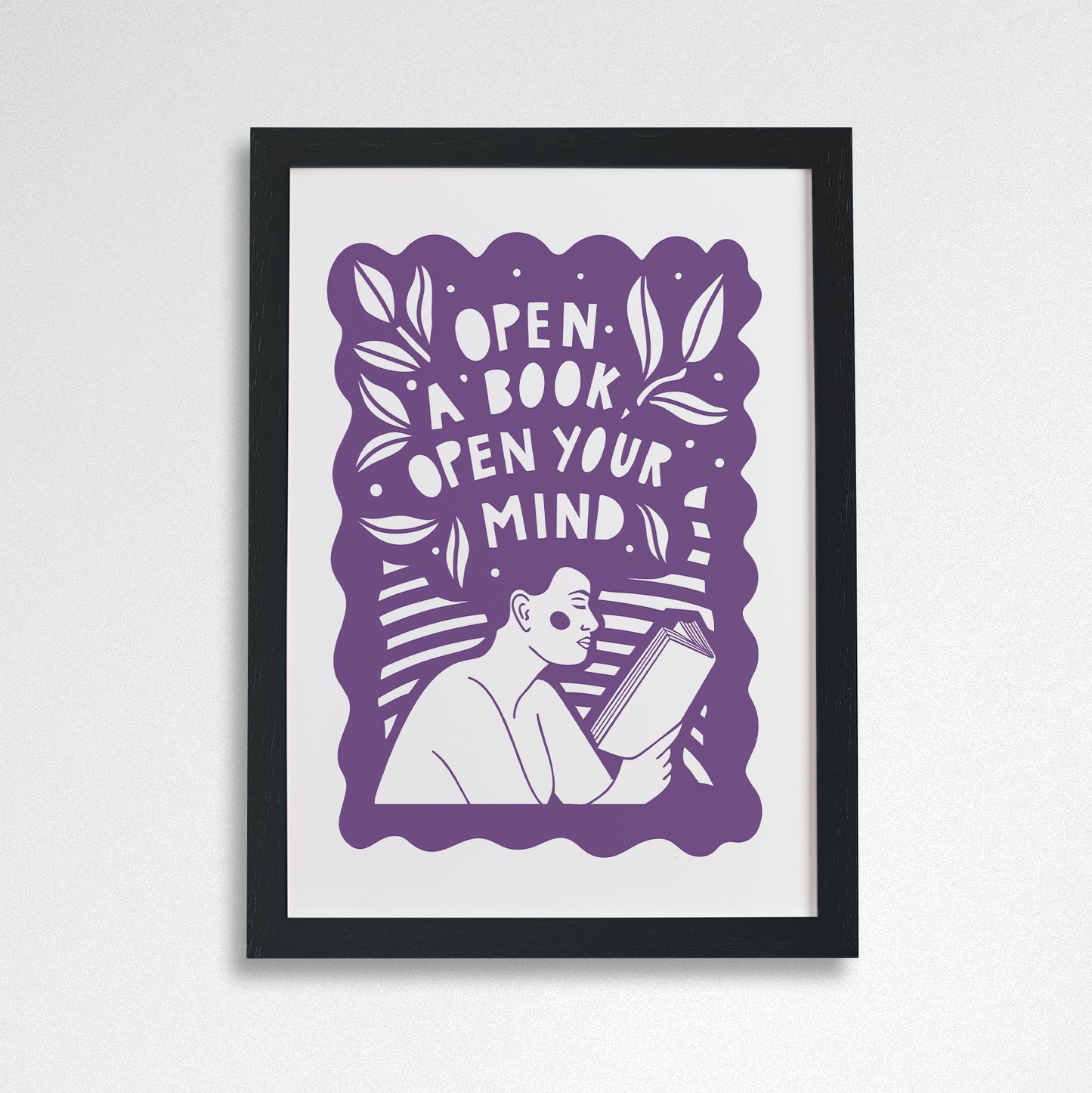 Pack of 2 - Open your Mind - Literary Activist A4 Print
