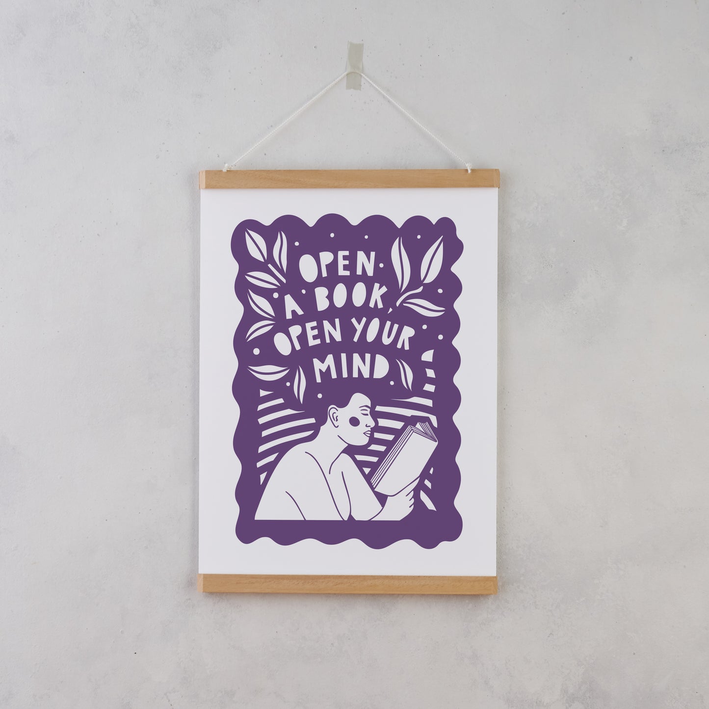 Pack of 2 - Open your Mind - Literary Activist A4 Print