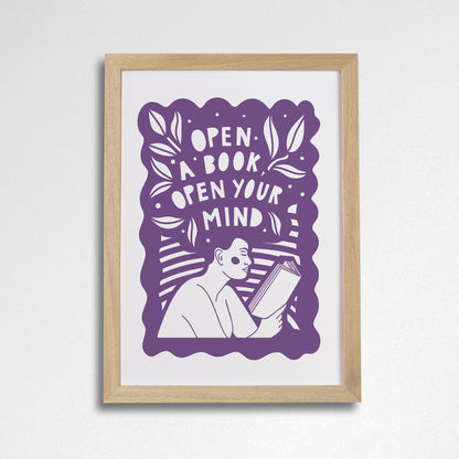 Pack of 2 - Open your Mind - Literary Activist A4 Print