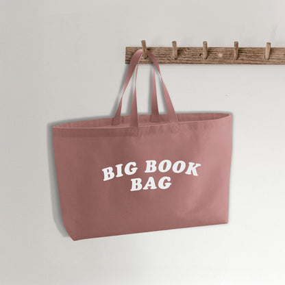 Pack of 4 - Big Book Bag – Oversized Heavyweight Canvas Tote