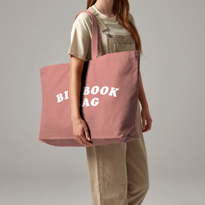 Pack of 4 - Big Book Bag – Oversized Heavyweight Canvas Tote