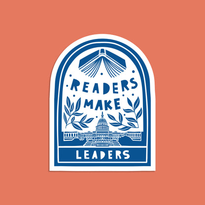 Pack of 10 - Activist Sticker - Readers make Leaders