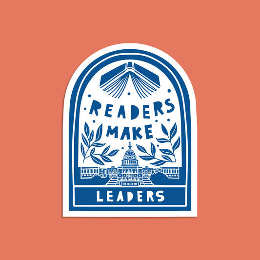 Pack of 10 - Activist Sticker - Readers make Leaders