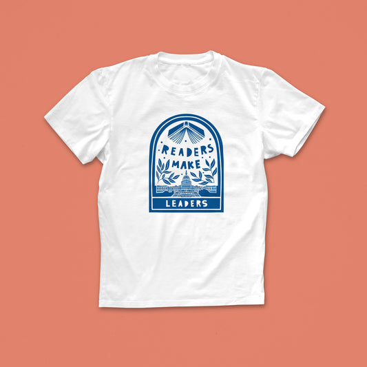 Pack of 12 - Readers Make Leaders - Literary Activist T-shirt