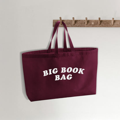 Pack of 4 - Big Book Bag – Oversized Heavyweight Canvas Tote