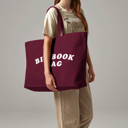 Pack of 4 - Big Book Bag – Oversized Heavyweight Canvas Tote