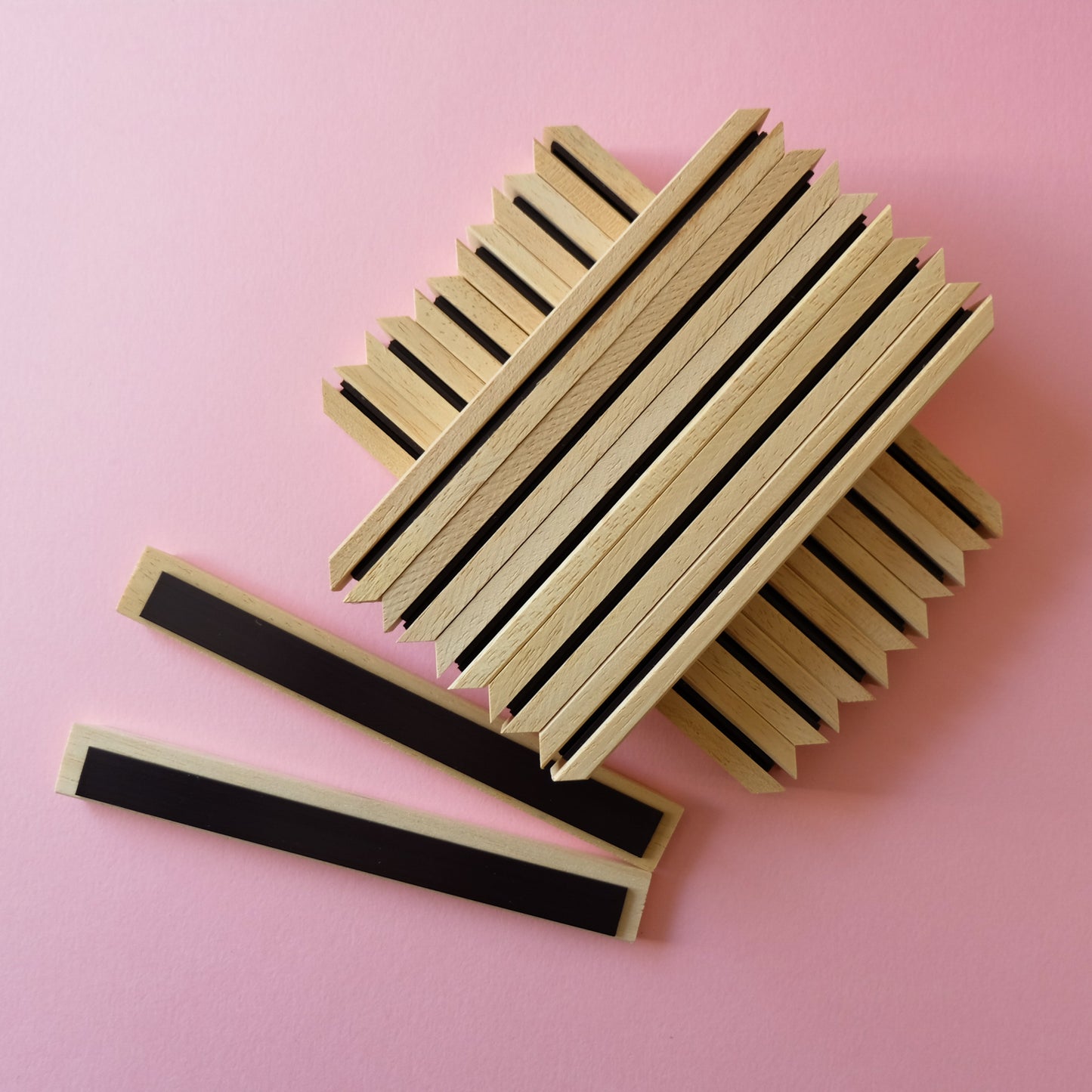 Magnetic Wooden Postcard Stands