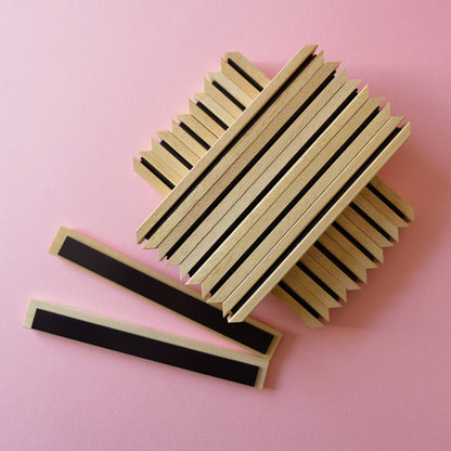 Magnetic Wooden Postcard Stands