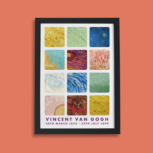 Pack of 2 - Van Gogh Design -  A4 Print