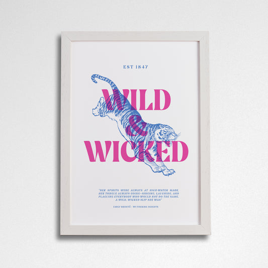 Pack of 2 - Wild and Wicked - A4 Art Print