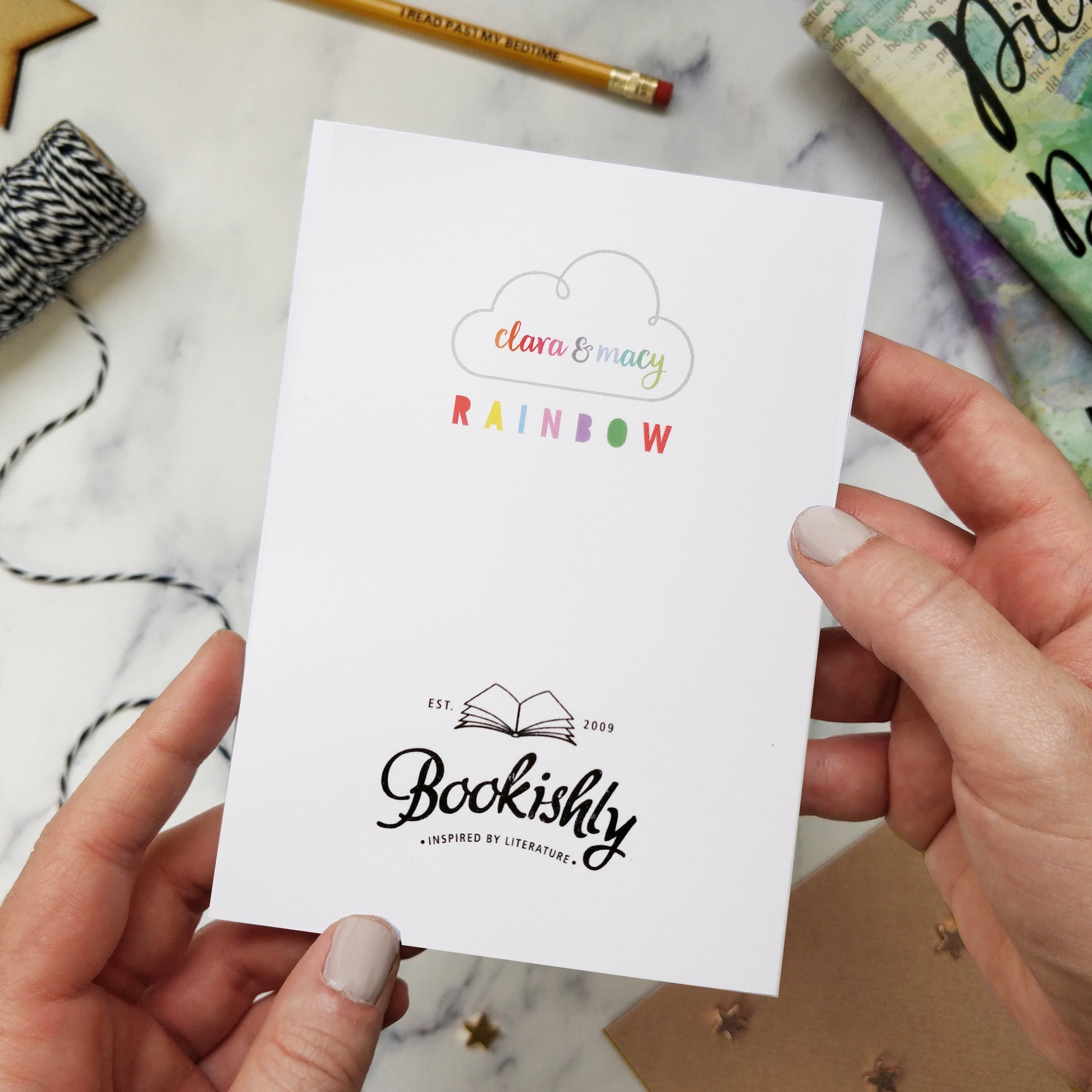 Rainbow New Baby 'Read Big, Little One' Card - 349