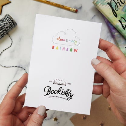 Rainbow New Baby 'Read Big, Little One' Card - 349