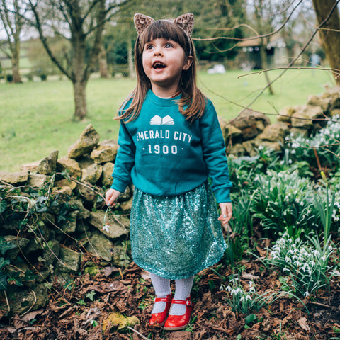 Wizard Of Oz ‘Emerald City’ Children's Varsity Sweatshirt