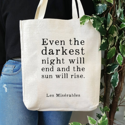 Pack of 4 - Tote Bag - Even The Darkest Night