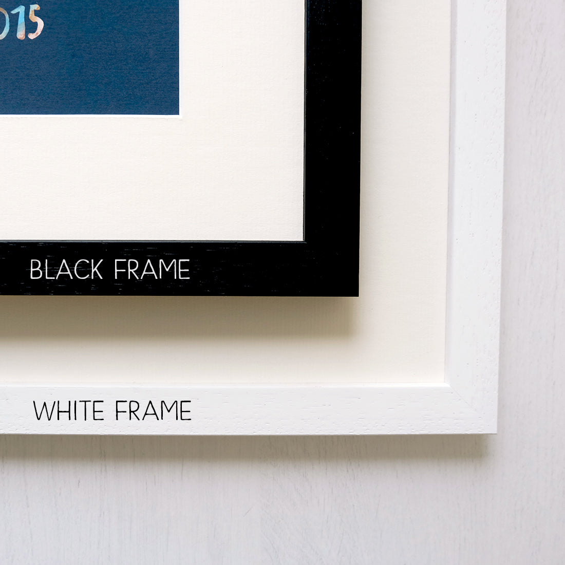 10 Narrow Moulding Frames A3+ Mount
