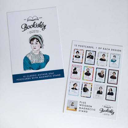 Classic Literature Authors - 12 Postcard Set
