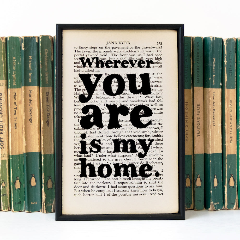 Jane Eyre - Wherever You Are Is My Home - Book Page - BOOK 69