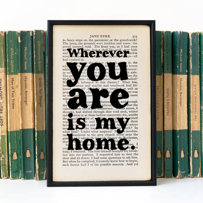 Jane Eyre - Wherever You Are Is My Home - Book Page - BOOK 69
