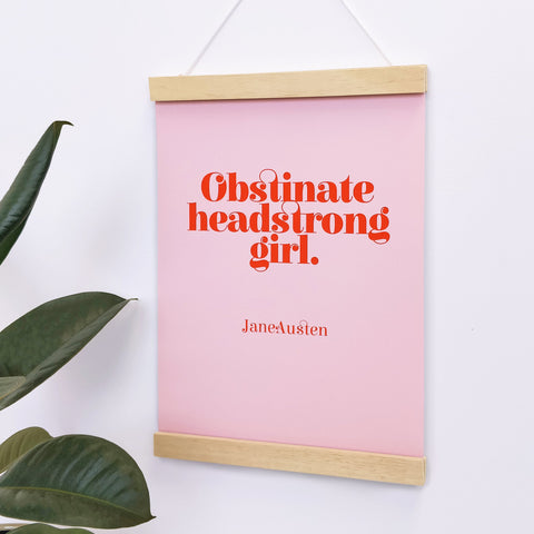 Obstinate Headstrong Girl Poster