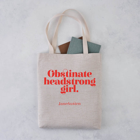 Pack of 4 - Tote Bag - Obstinate Headstrong Girls