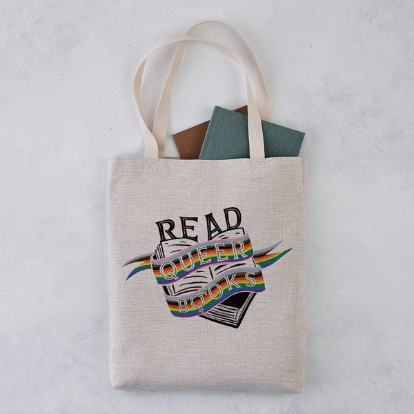 Pack of 4 - Tote Bag - Read Queer Books