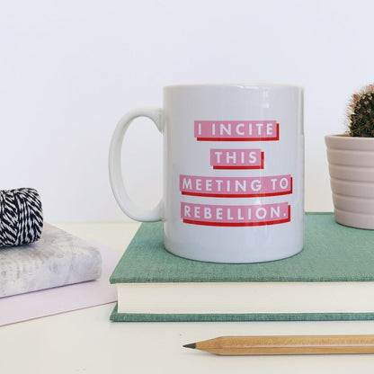 Pack of 6 - Pink & Red “Rebellion” Feminist Mug