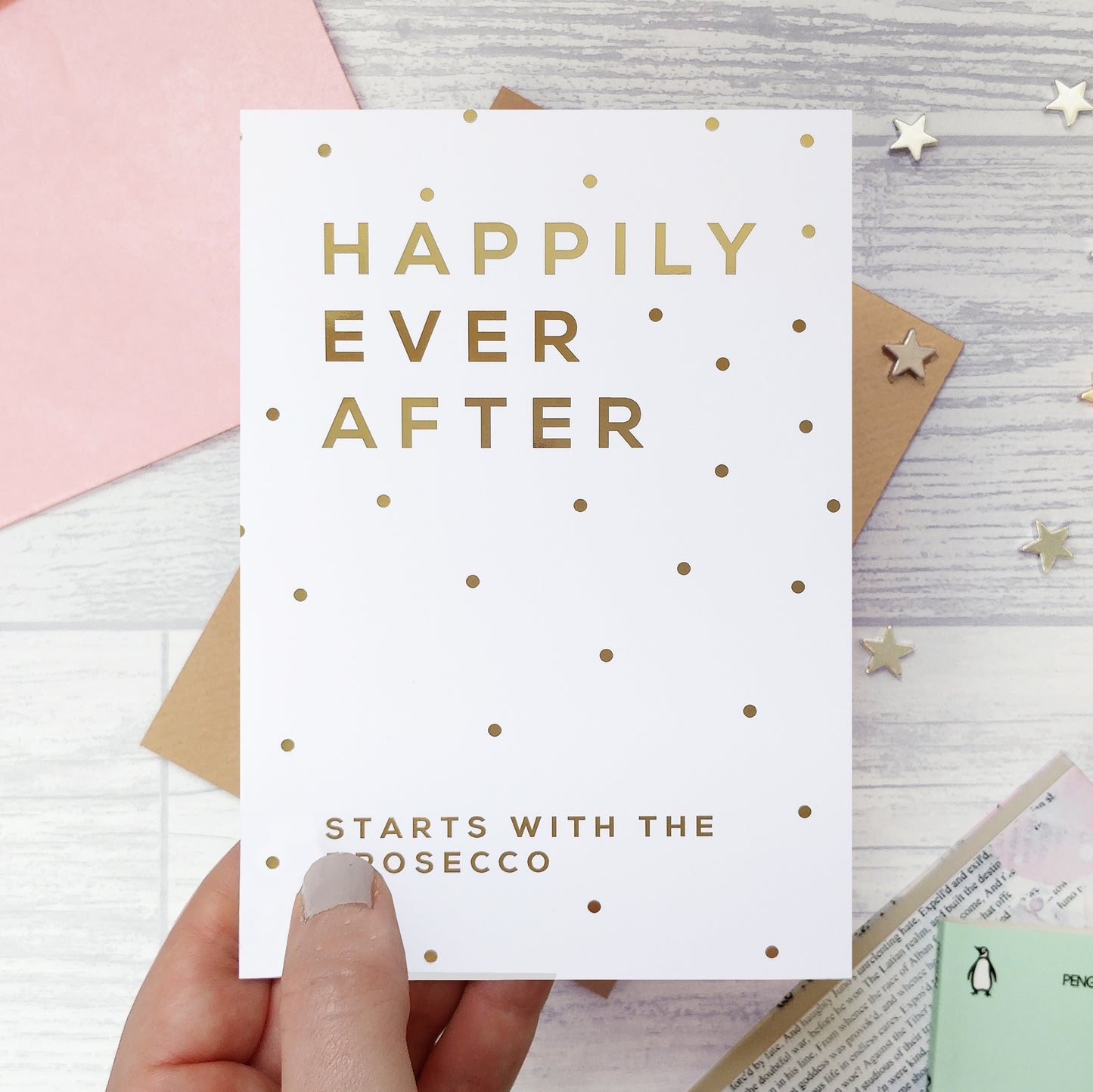 Greeting card - Happily Ever After - Foil Card - 342